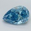 2.50 Ct. Fancy Vivid Blue Pear Lab Grown Diamond