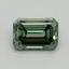1.56 Ct. Fancy Vivid Pacific Green Emerald Lab Grown Diamond