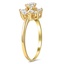 The Cheslie Ring, smalltop view on a hand