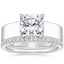Platinum Alden Diamond Ring with Luxe Ballad Diamond Ring (1/4 ct. tw.)