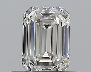 Emerald diamond — real photo
