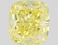 0.81 Ct. Fancy Intense  Yellow Cushion Lab Grown Diamond