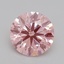1.40 Ct. Fancy Intense Pink Round Lab Grown Diamond