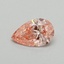 0.37 Ct. Fancy Vivid Pink Pear Lab Grown Diamond