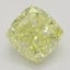 3.04 Ct. Fancy Yellow Cushion Diamond