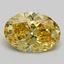 2.33 Ct. Fancy Vivid Yellow Oval Lab Grown Diamond
