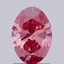 1.06 Ct. Fancy Vivid Pink Oval Lab Grown Diamond