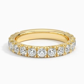 Ellora Three-Quarter Coverage Lab Diamond Ring (1 2/5 ct. tw.) in 18K Yellow Gold