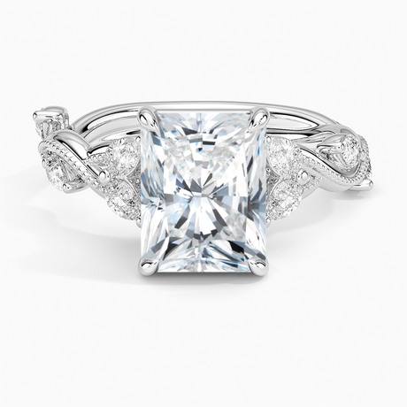 Platinum Vintage Secret Garden Diamond Ring (3/8 ct. tw.)