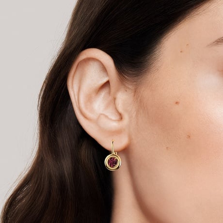Andrea Moyo Garnet Drop Earrings
