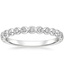 18K White Gold Eclipse Diamond Ring, smalltop view