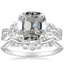 18K White Gold Three Stone Luxe Willow Diamond Ring (1/2 ct. tw.) with Veranda Diamond Ring