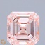 3.04 Ct. Fancy Intense Pink Asscher Lab Grown Diamond