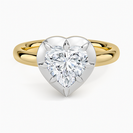 Harper Mixed Metal Solitaire Ring