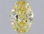 1.01 Ct. Fancy Intense  Yellow Oval Lab Grown Diamond