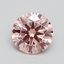 2.67 Ct. Fancy Intense Pink Round Lab Grown Diamond