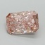 6.57 Ct. Fancy Vivid Pink Radiant Lab Grown Diamond