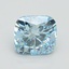 2.53 Ct. Fancy Intense Blue Cushion Lab Grown Diamond