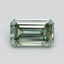 1.50 Ct. Fancy Intense Green Emerald Lab Grown Diamond