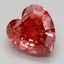 3.19 Ct. Fancy Vivid Pink Heart Lab Grown Diamond