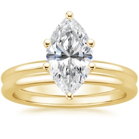 18K Yellow Gold Perfect Fit Bridal Set