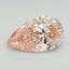 7.01 Ct. Fancy Intense Pink Pear Lab Grown Diamond