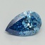 3.09 Ct. Fancy Vivid Blue Pear Lab Grown Diamond