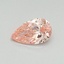 0.30 Ct. Fancy Vivid Pink Pear Lab Grown Diamond