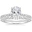 Platinum Luxe Viviana Diamond Ring (1/3 ct. tw.) with Marseille Diamond Ring (1/3 ct. tw.)