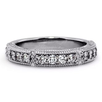 Custom Antique-Inspired Wedding Band