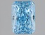 1.56 Ct. Fancy Vivid Blue Radiant Lab Grown Diamond