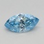 0.41 Ct. Fancy Vivid Blue Marquise Lab Grown Diamond