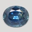 7.7x6.3mm  Blue  Oval   Sapphire