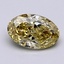2.03 Ct. Fancy Intense  Yellow Oval Lab Grown Diamond