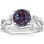 Platinum Budding Willow Ring with Winding Willow Ring