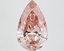 4.73 Ct. Fancy Vivid Brownish Pink Pear Lab Grown Diamond