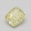 1.02 Ct. Fancy Yellow Cushion Diamond
