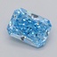 0.72 Ct. Fancy Blue Radiant Lab Grown Diamond