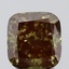 2.00 Ct. Fancy Deep  Green Cushion Lab Grown Diamond
