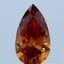 0.71 Ct. Fancy Vivid Orange Pear Lab Grown Diamond
