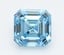 1.60 Ct. Fancy Vivid  Blue Asscher Lab Grown Diamond