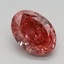 1.39 Ct. Fancy Vivid Pink Oval Lab Grown Diamond