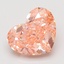 3.08 Ct. Fancy Vivid Pink Heart Lab Grown Diamond