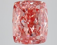 1.01 Ct. Faint Pink Cushion Diamond