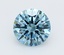 1.5 Ct. Fancy Vivid  Blue Round Lab Grown Diamond