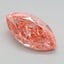 1.48 Ct. Fancy Vivid Pink Marquise Lab Grown Diamond