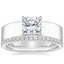 Platinum Alden Diamond Ring with Luxe Ballad Diamond Ring (1/4 ct. tw.)
