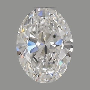 Oval diamond — real photo