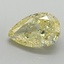 2.06 Ct. Fancy Vivid Yellow Pear Lab Grown Diamond