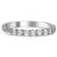 Custom Scroll Engraved Diamond Wedding Ring